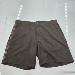 Veece Mens Black Hybrid Performance Shorts Size 36 VC00049M Stretch Golf Swim